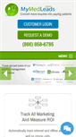 Mobile Screenshot of mymedleads.com
